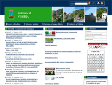 Tablet Screenshot of comune.vobbia.ge.it